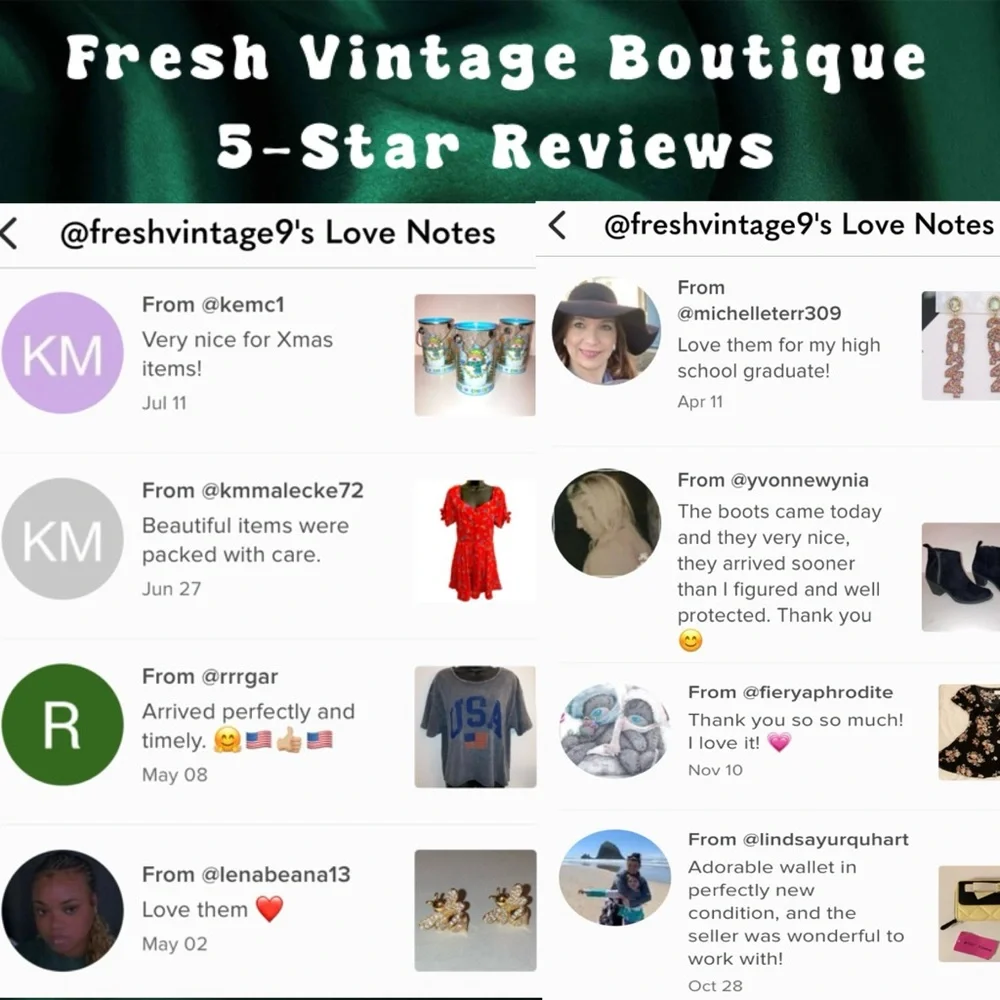 Meet your Posher, Fresh Vintage Boutique, 5 Star Seller, Posh Ambassador II - Picture 4 of 9